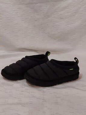 UGG Tasman Slippers Black Quilted Slip-On Cozy Slippers Size 5